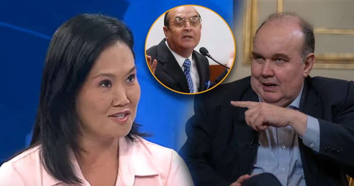 Keiko Fujimori responde a acusaciones de Rafael López Aliaga sobre Montesinos