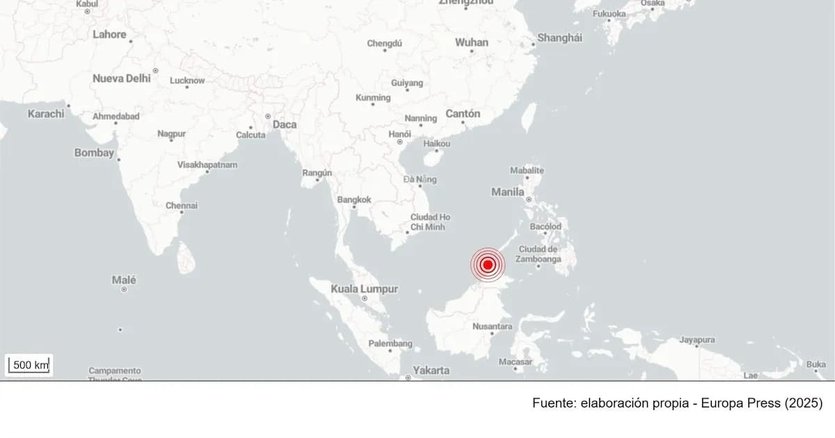 Terremoto de 6,8 grados sacude el noreste de Malasia sin riesgo de tsunami