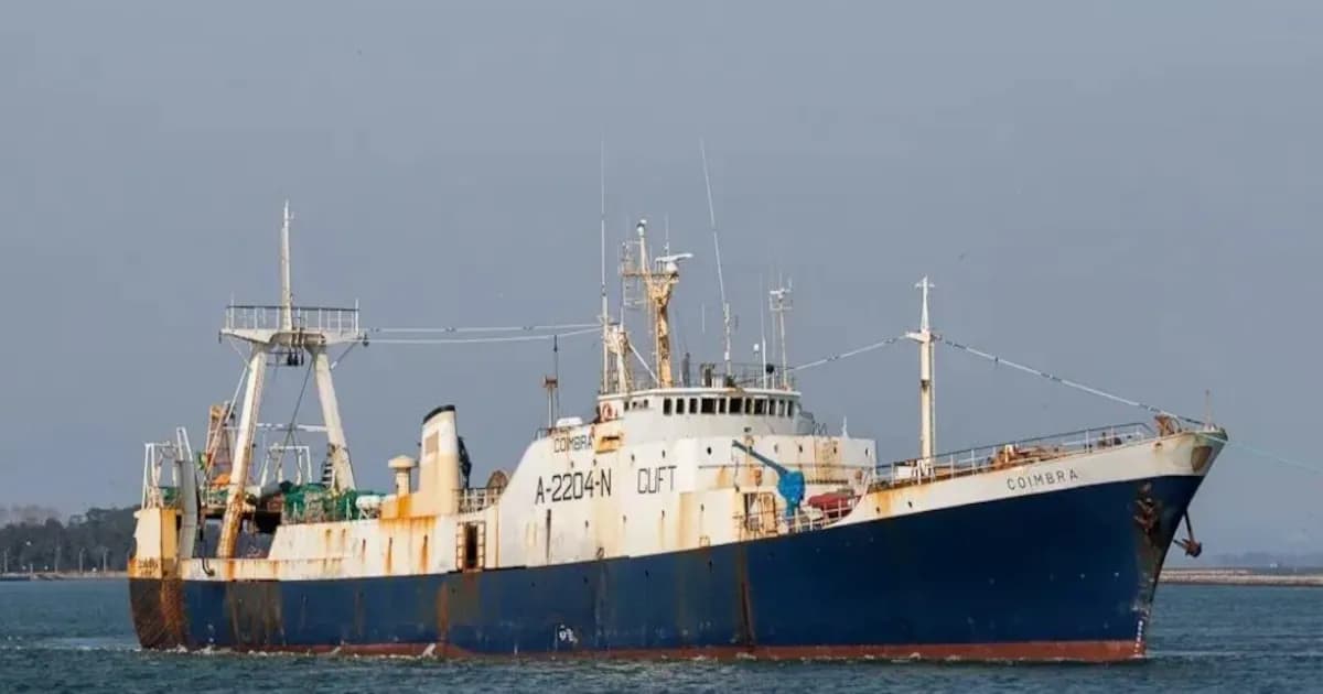 La Prefectura Naval Argentina detecta buque portugués realizando pesca ilegal en su ZEE