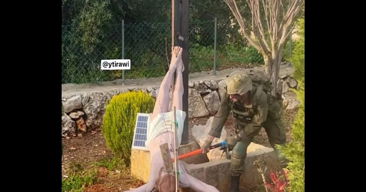 Israel investiga a militar por agresión a imagen de Jesús en Líbano