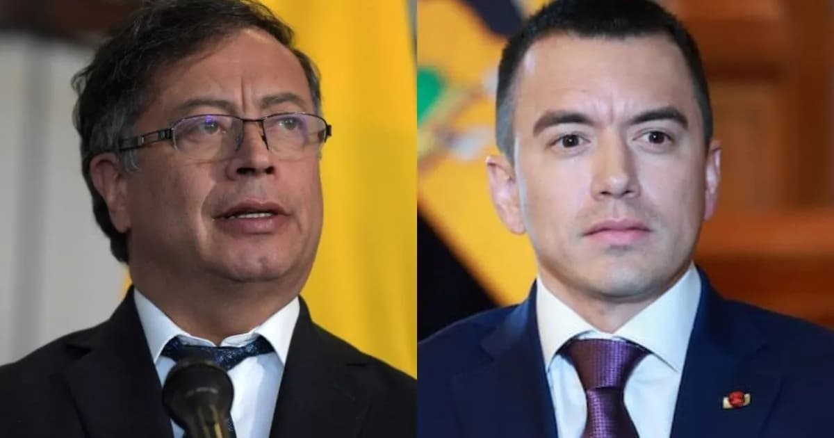 Gustavo Petro demandará a Daniel Noboa por calumnias y vínculos con el narcotráfico