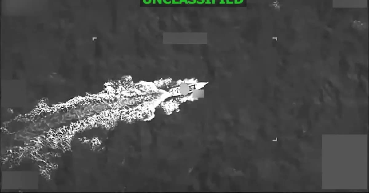 EE.UU. ataca embarcación en el Caribe y neutraliza a tres presuntos narcotraficantes