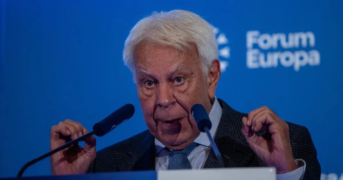 Felipe González exige un calendario electoral y el regreso seguro de María Corina Machado a Venezuela