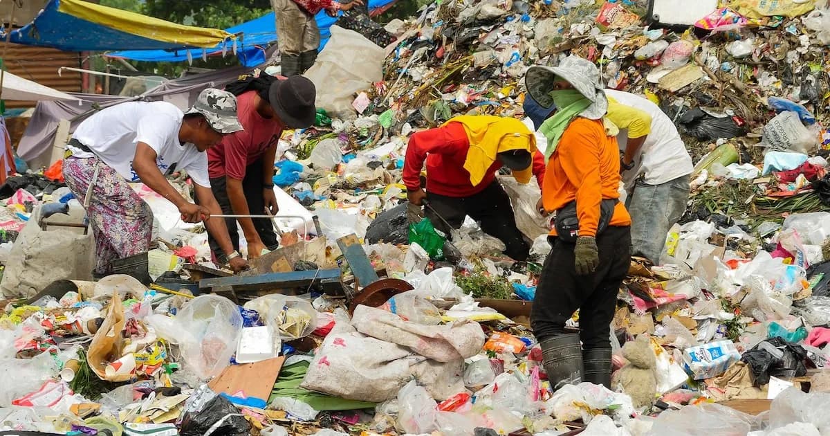 Tragedia en Filipinas: un fallecido y dos desaparecidos por derrumbe en vertedero