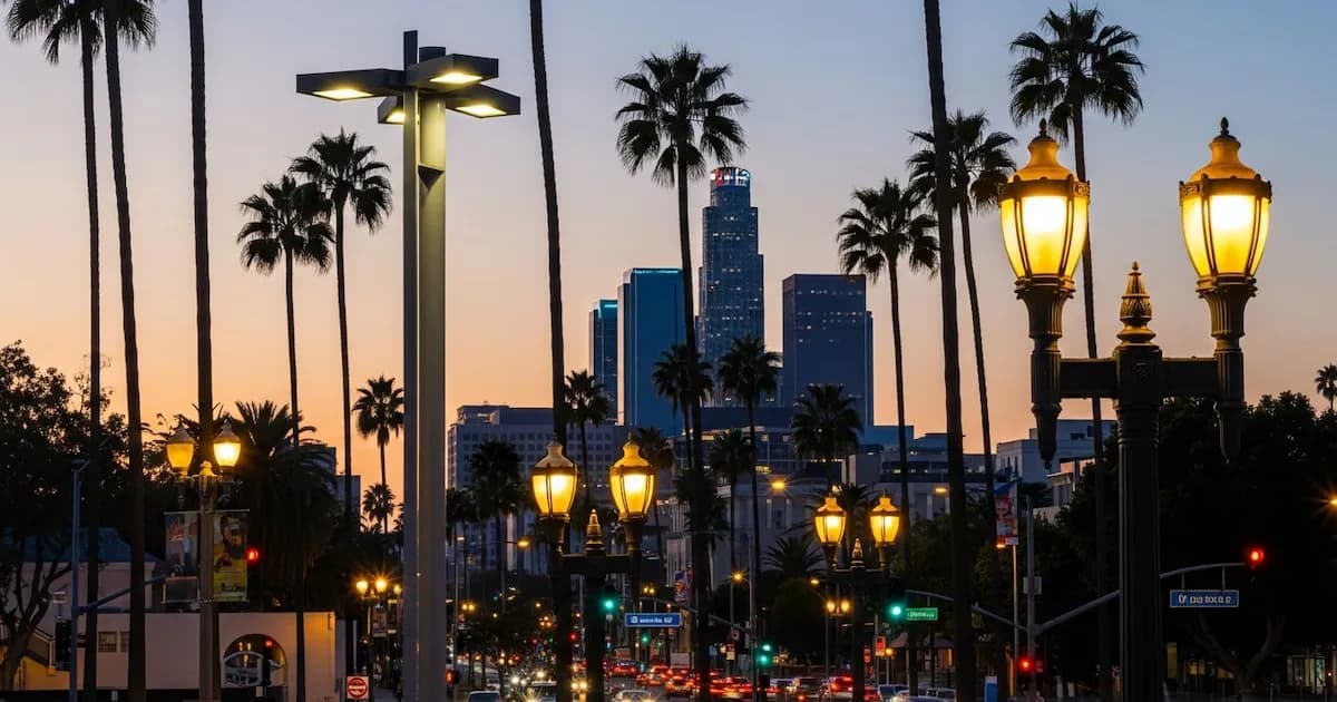 Los Ángeles considera un aumento del 120% en la tarifa de iluminación pública