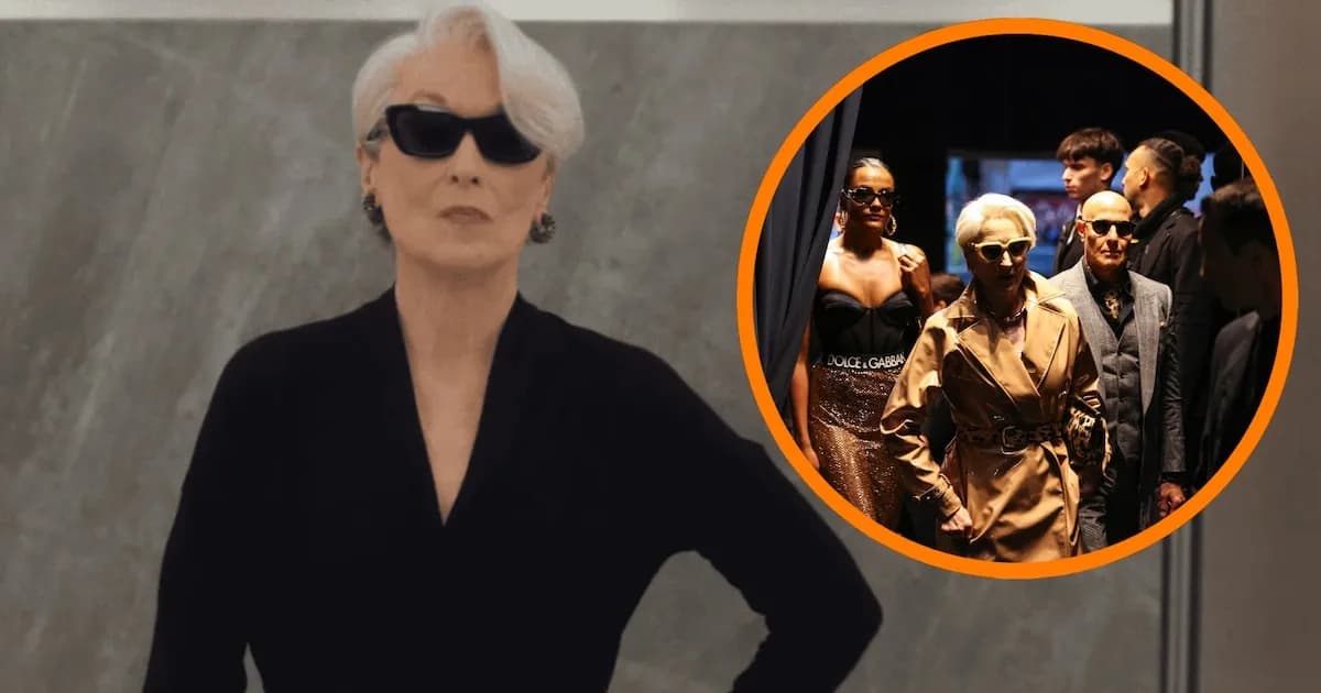 Meryl Streep relata su debut en el mundo de la moda durante el rodaje de ‘El diablo viste a la moda 2’