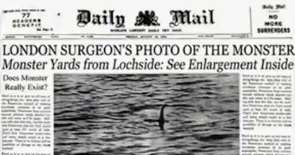 La historia detrás de la icónica foto del monstruo del Lago Ness