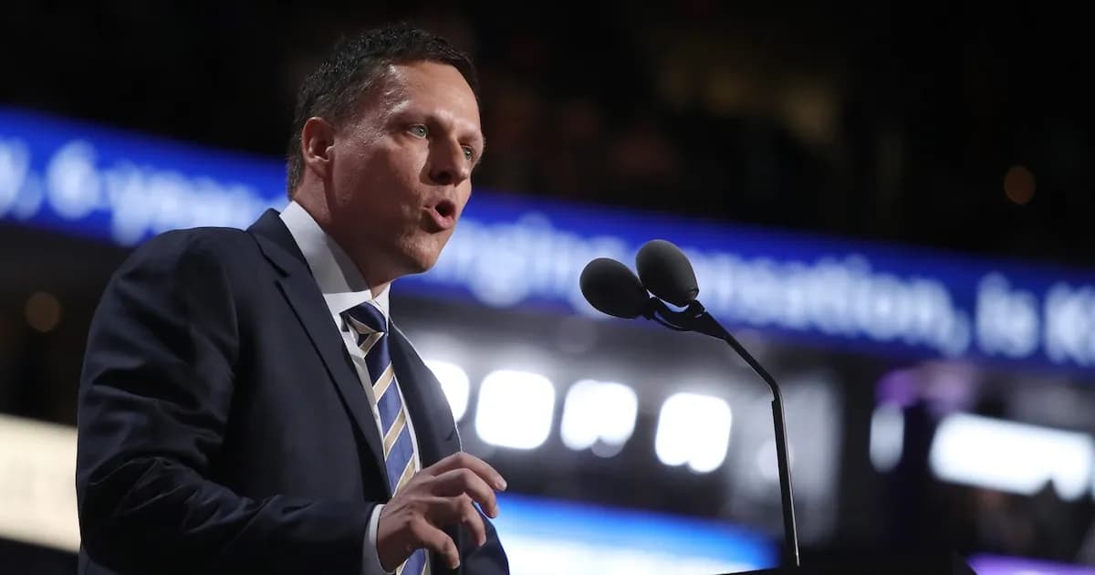 Peter Thiel: El influyente magnate tecnológico que visita Argentina