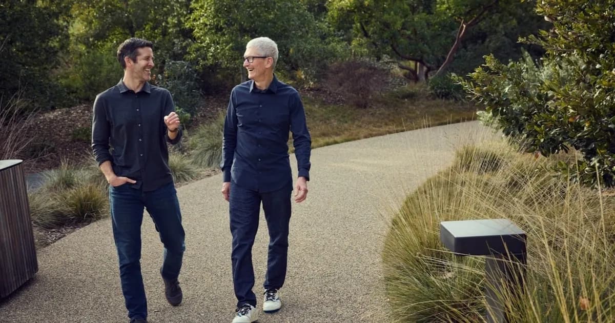 Tim Cook comparte su entusiasmo por el nuevo rumbo de Apple y Ternus promete innovaciones en IA