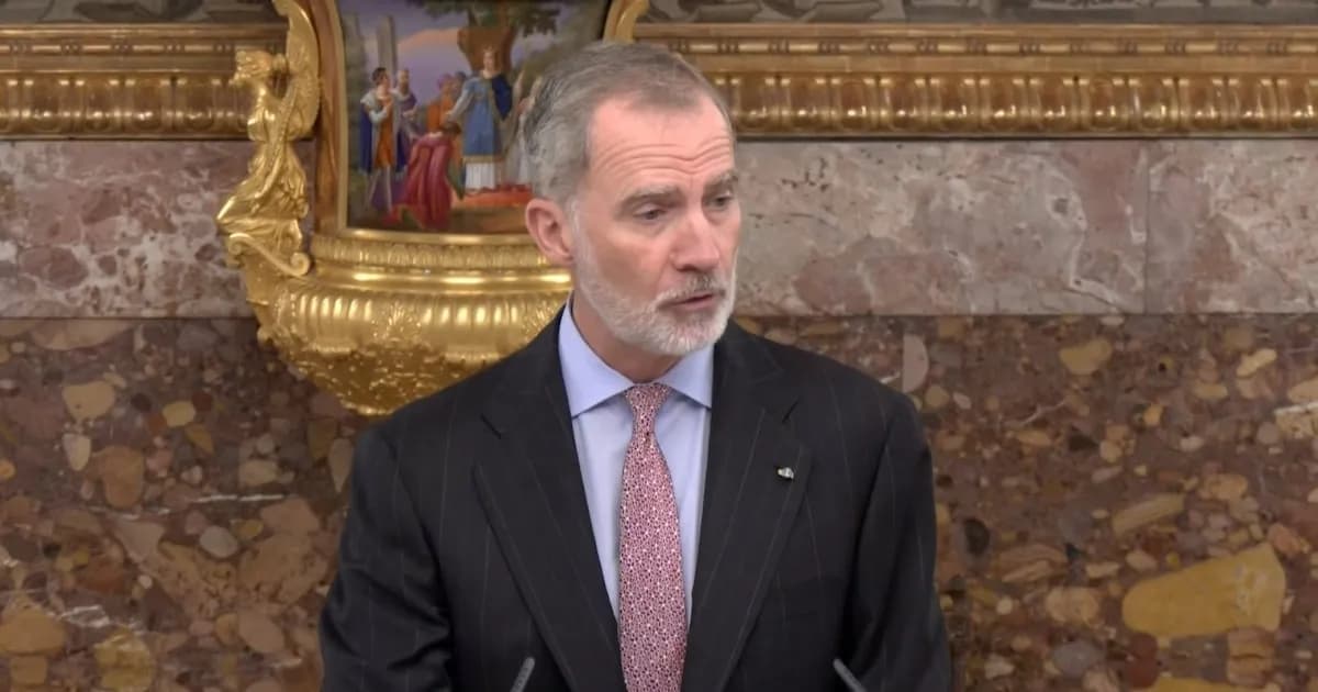 El Rey Felipe VI rinde homenaje a Gonzalo Celorio en la previa del Premio Cervantes 2025