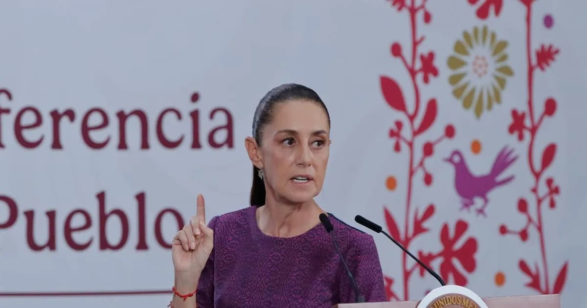 Sheinbaum critica a la oposición por su sumisión ante Estados Unidos tras accidente fatal