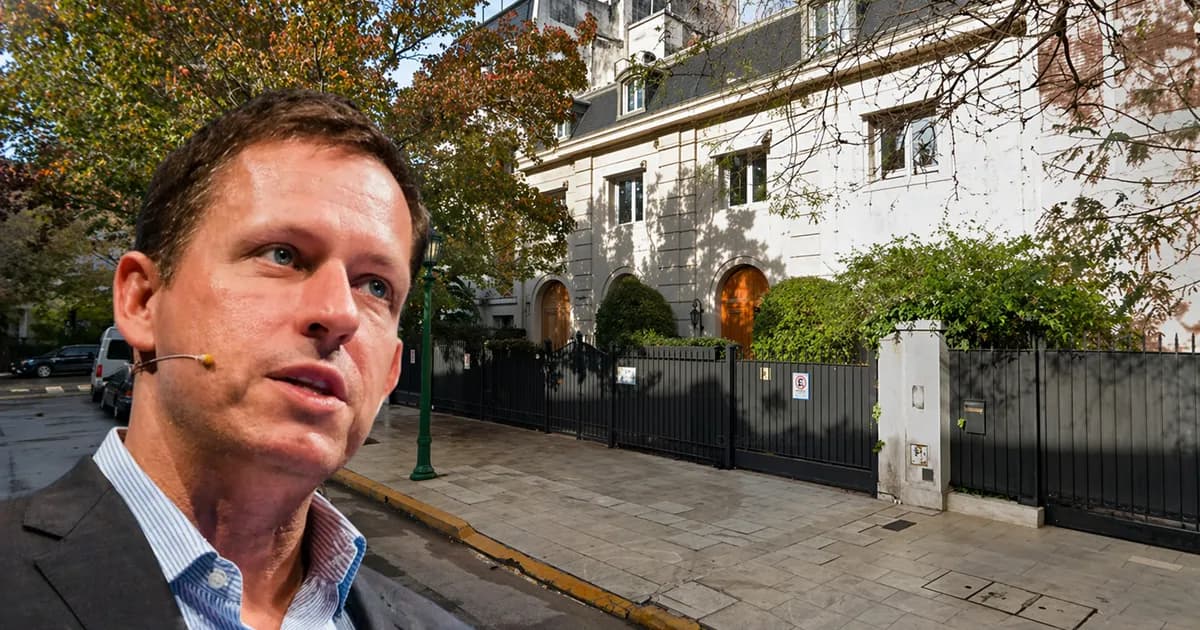 Peter Thiel: la compra récord de la casa más exclusiva de Buenos Aires