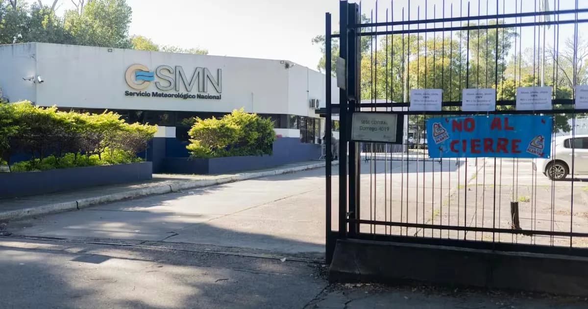 ATE suspende parcialmente el paro en el SMN tras presiones gubernamentales