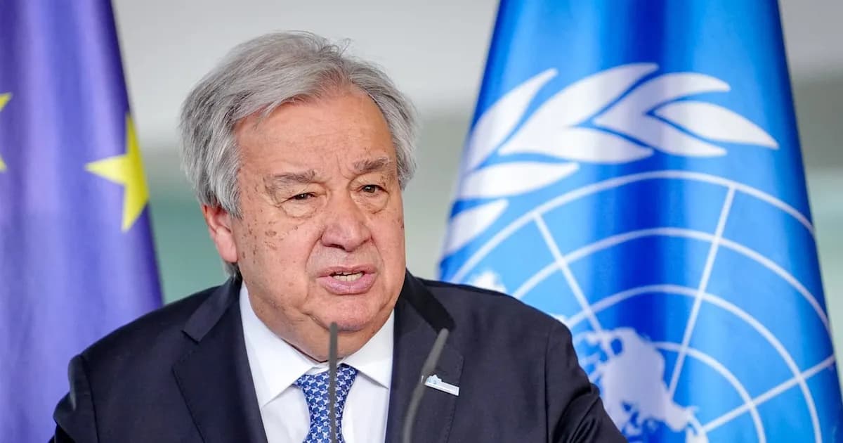 Guterres advierte sobre la amenaza a la solución de dos Estados en el conflicto Israel-Palestina