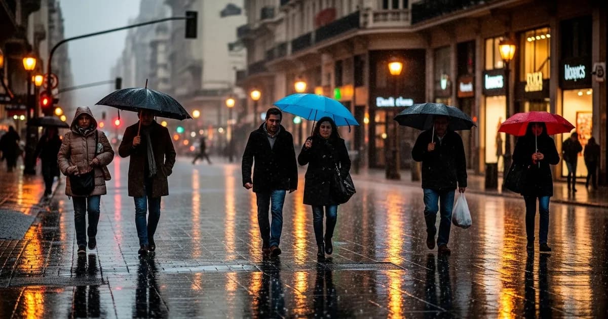 Pronóstico del tiempo: el frío y las lluvias llegan al AMBA