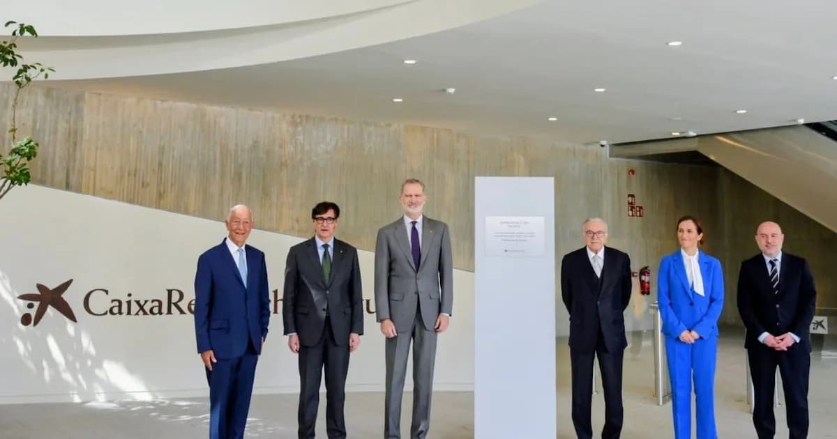 Inauguración del CaixaResearch Institute en Barcelona con la presencia del Rey Felipe VI