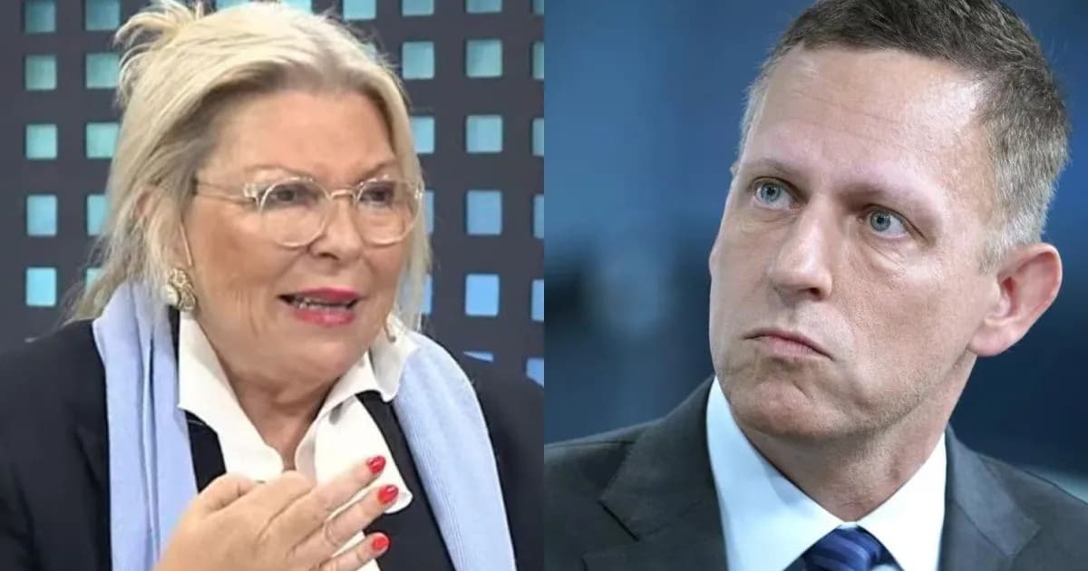 Elisa Carrió critica la visita de Peter Thiel y su influencia en la política argentina