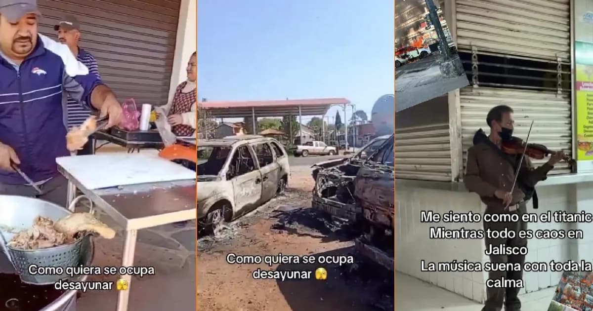 La indolencia en México: taquero y violinista ante la violencia del CJNG