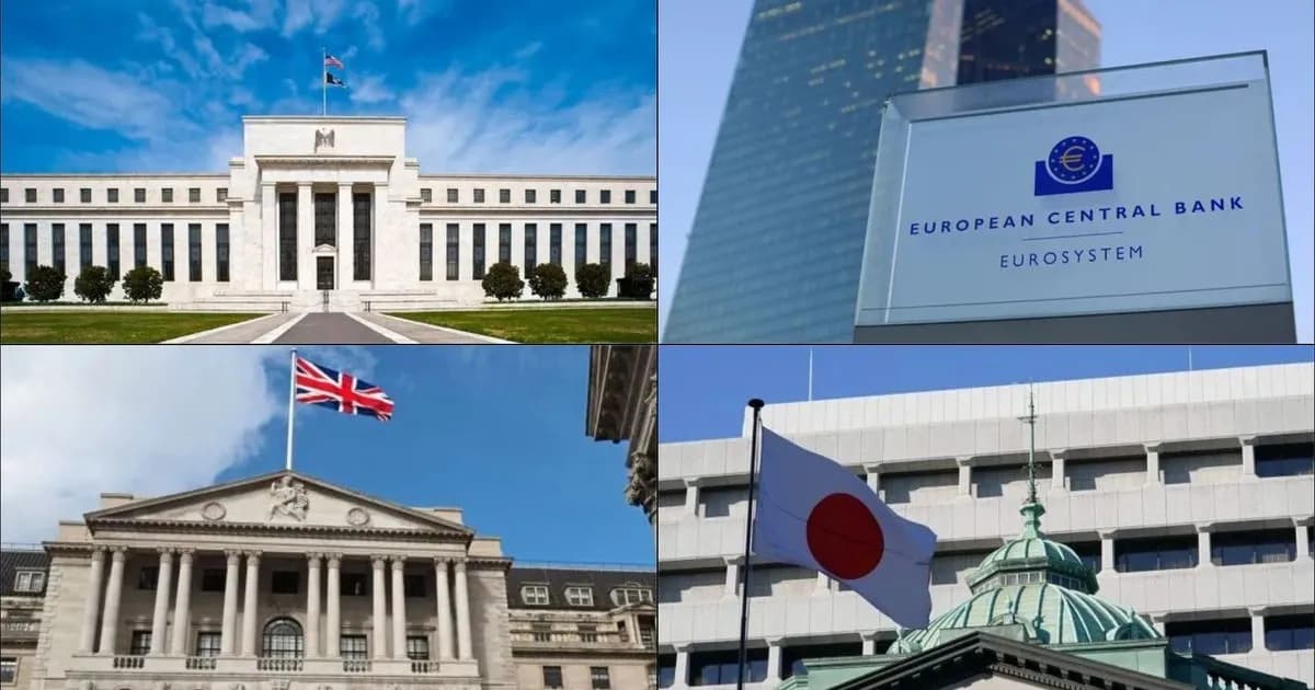 Bancos centrales del mundo se preparan para decisiones críticas en medio de crisis energética