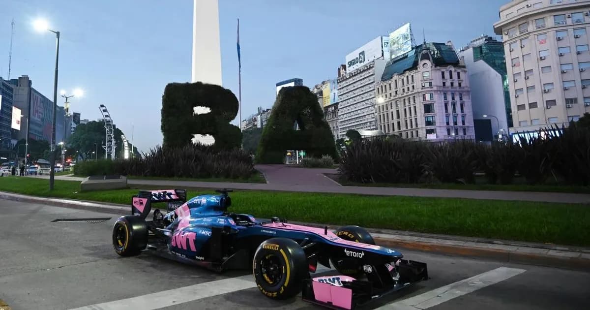 Franco Colapinto: Un hito en Buenos Aires con su auto de Fórmula 1