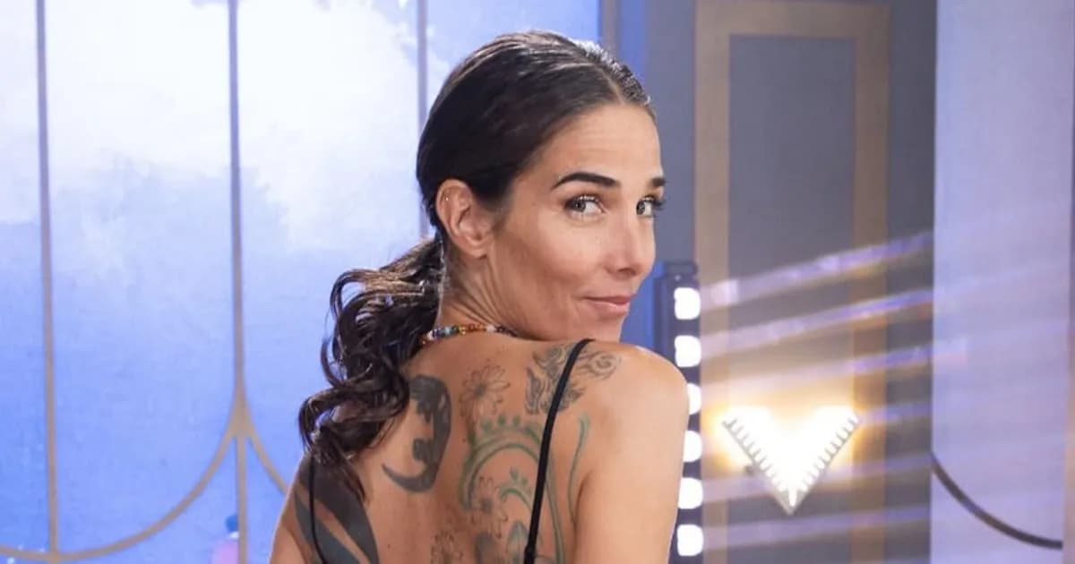 Juana Viale marca tendencias con su estilo en el almuerzo dominical