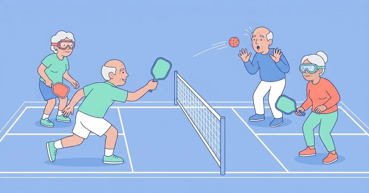 El aumento del pickleball y sus riesgos: un llamado de atención sobre traumatismos oculares