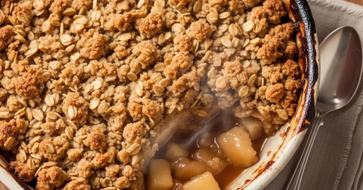 Crumble de Avena: Un Postre Tradicional Fácil y Delicioso