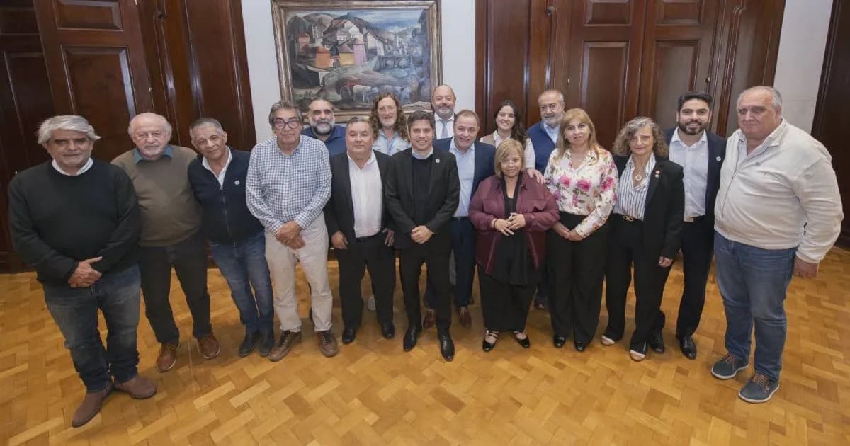 Kicillof y sindicatos se unen contra la reforma laboral del Gobierno nacional