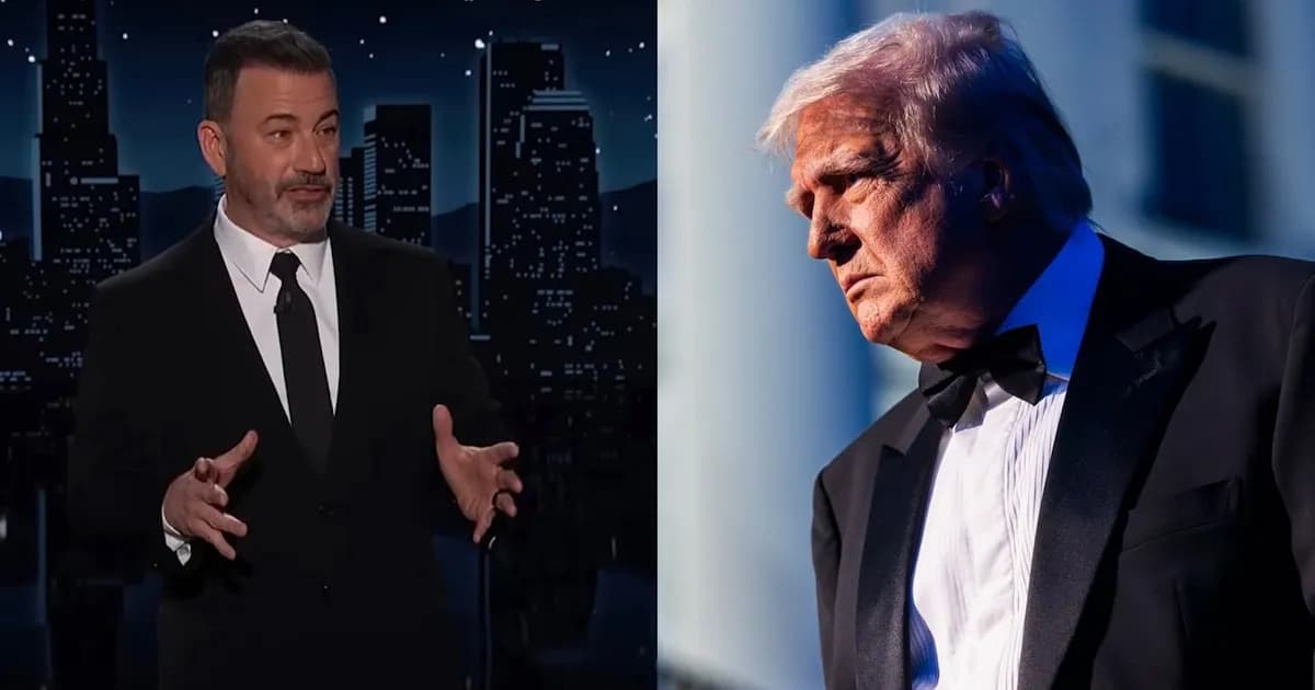 Jimmy Kimmel responde a Donald Trump tras polémico comentario sobre Melania