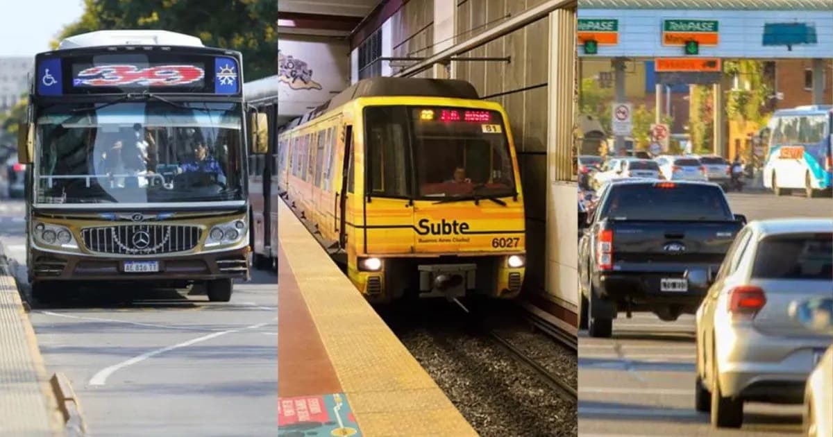 Aumento en el Transporte: Colectivos, Subtes y Peajes Más Caros Desde Mayo