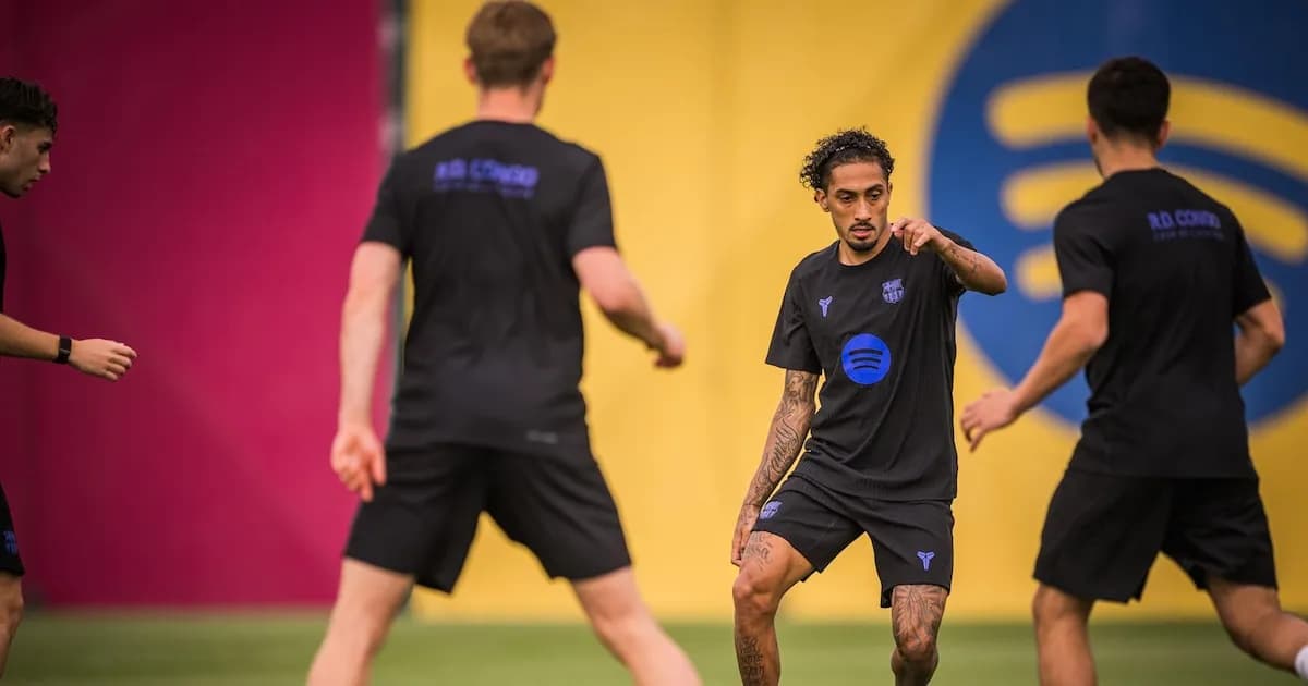 Raphinha, Bernal y Christensen se suman al entrenamiento del Barcelona con miras al Clásico