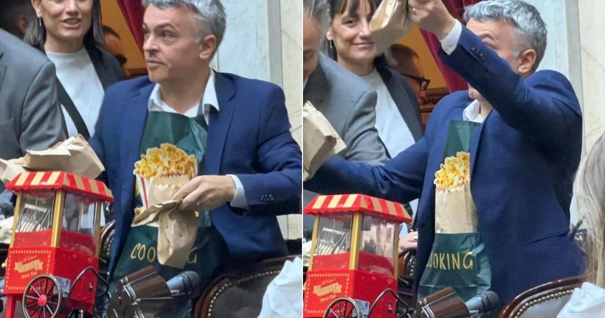 La sesión de Manuel Adorni en Diputados: chicanas, pochoclos y comparaciones desafiantes