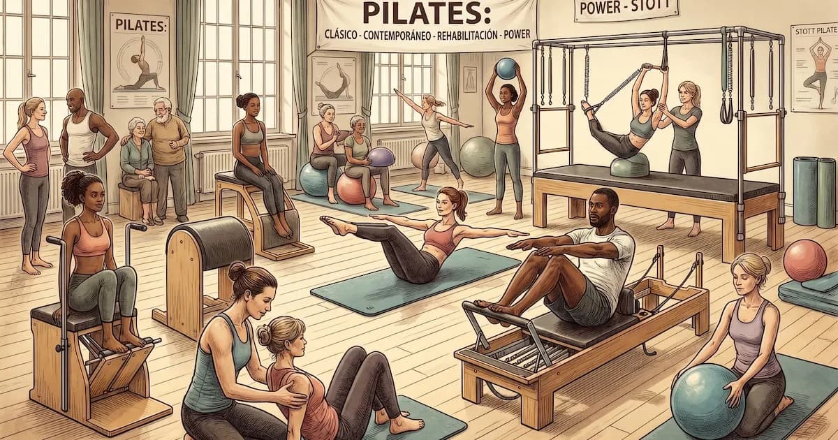 Descubre los 9 estilos de Pilates para transformar tu entrenamiento