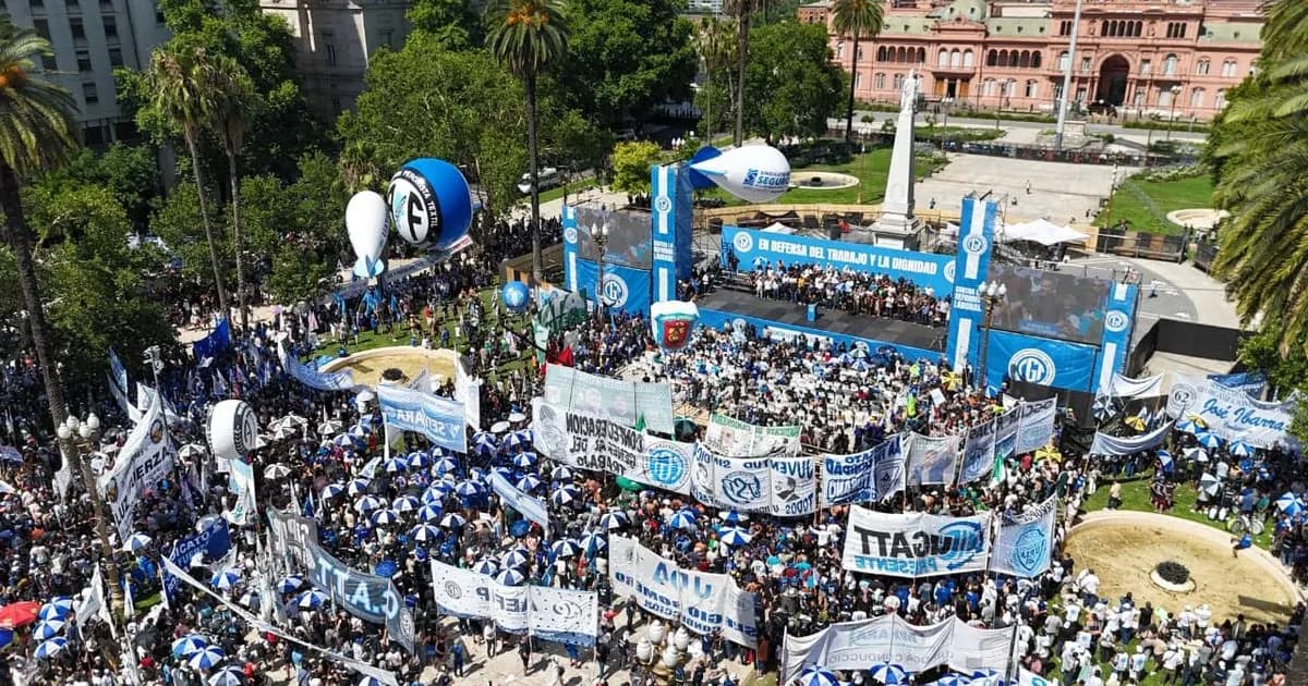 La CGT convoca a una masiva movilización en Plaza de Mayo por el Día del Trabajador