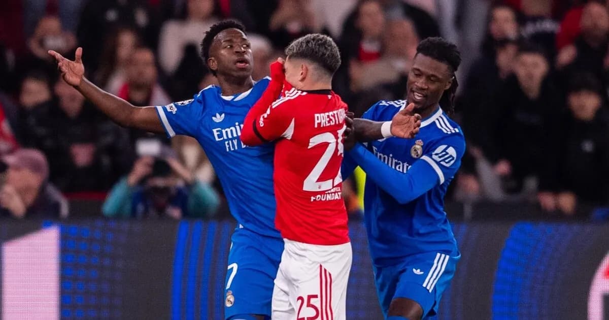 Benfica confirma suspensión de Prestianni para el duelo ante Real Madrid en Champions League