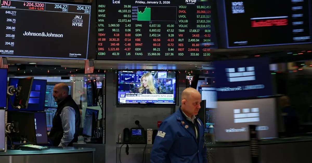 Acciones y bonos argentinos sufren caídas por influencia de Wall Street