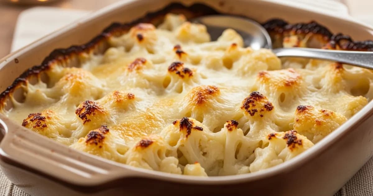 Deliciosa coliflor gratinada: una receta fácil y rápida para disfrutar en casa