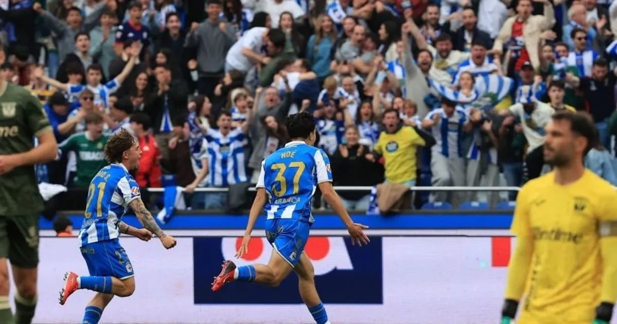 El Deportivo logra un triunfo agónico y se afianza en el ascenso directo