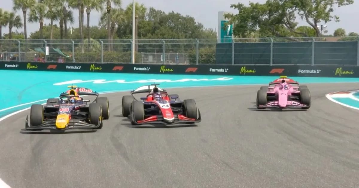Nicolás Varrone destaca en la Sprint de F2 y se ubica cuarto en el GP de Miami