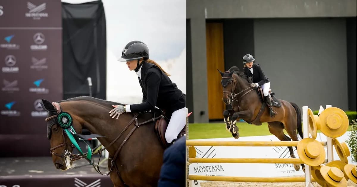 Cande Tinelli brilla en el Montana Farm Masters 2026 con su yegua Caruscha