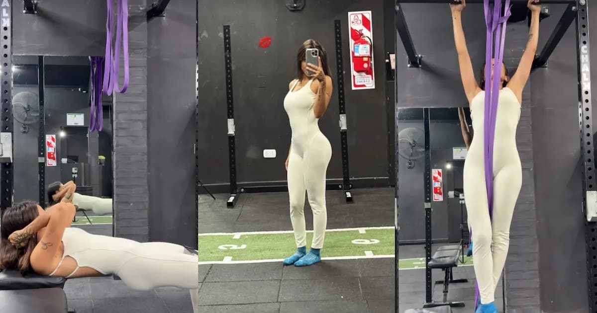 María Becerra comparte su rutina de entrenamiento y divierte a sus fans en redes sociales