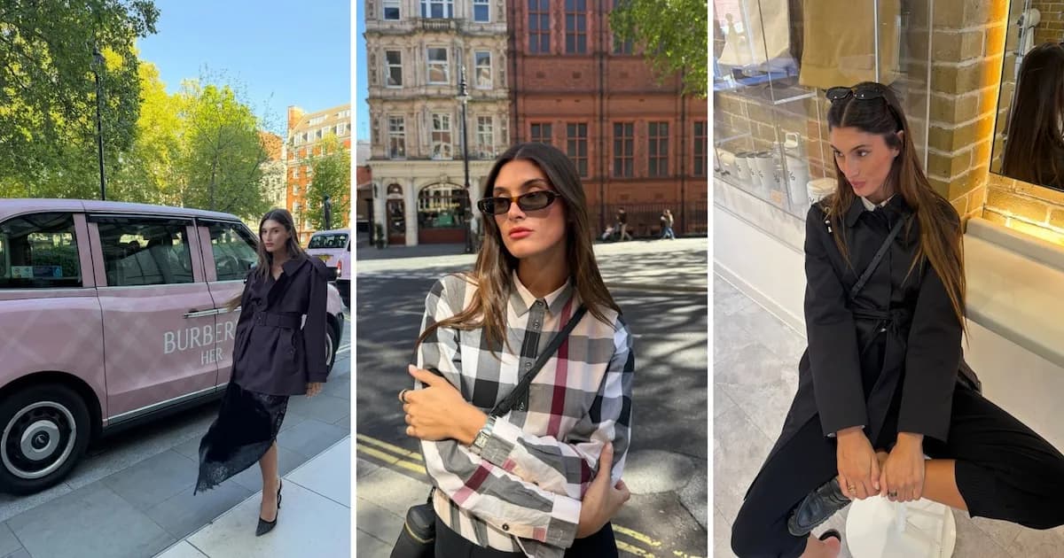 Lola Latorre disfruta de su aventura londinense: moda, relax y exploración urbana