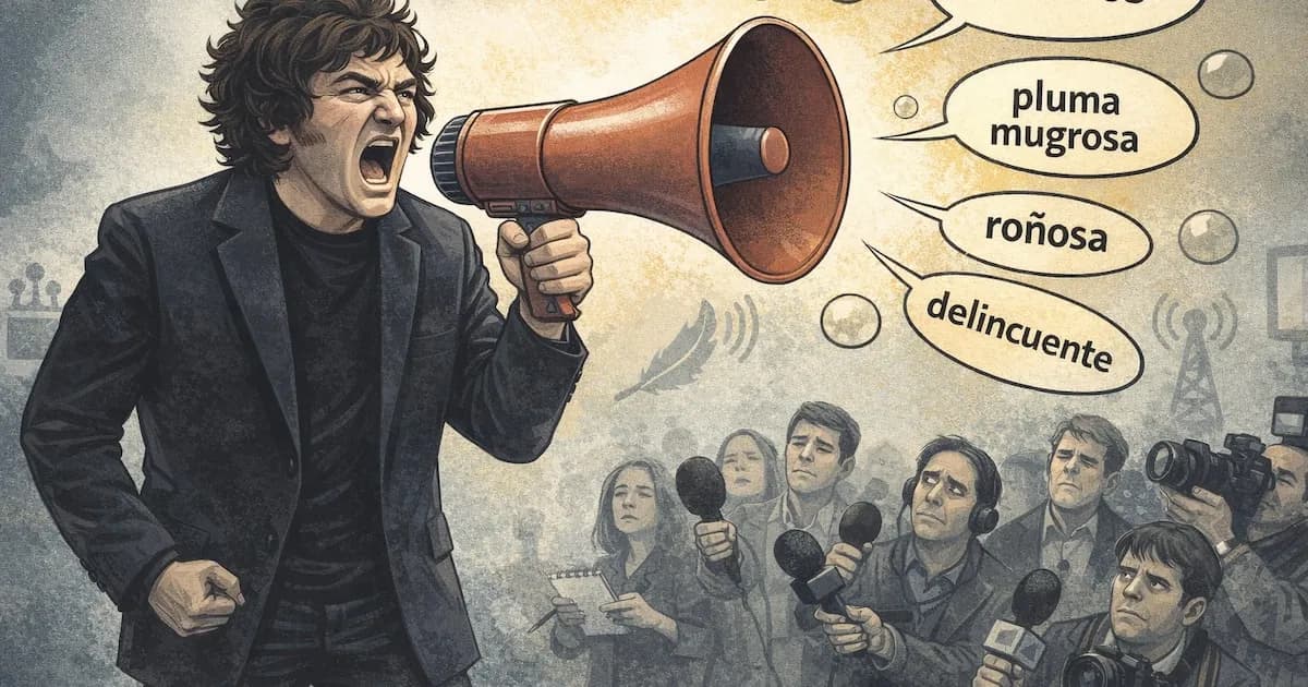 Milei y su defensa de la agresión verbal en el escenario político