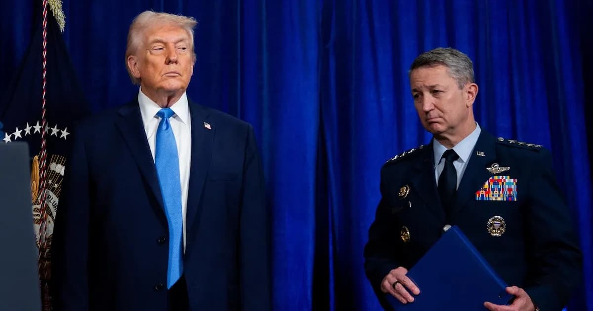 Trump niega dudas del jefe militar sobre un ataque a Irán