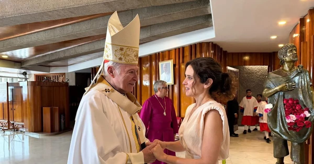 Ayuso inicia su visita oficial a México con una misa en la Basílica de Guadalupe