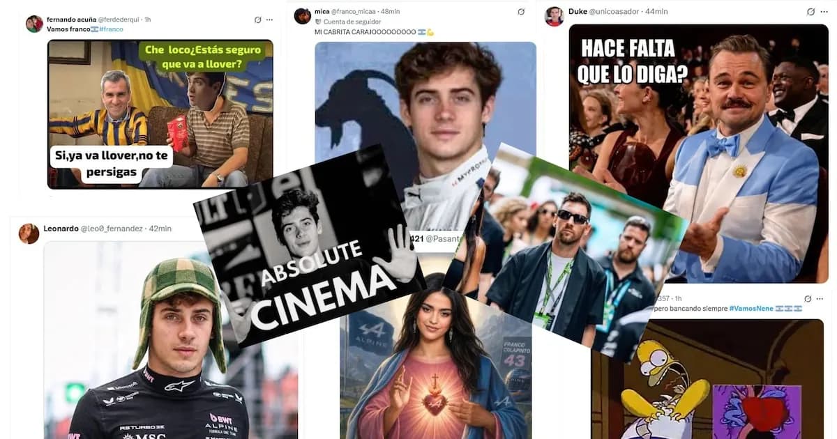 El Gran Premio de Miami: Memes, Colapinto y la visita de Messi desatan la euforia