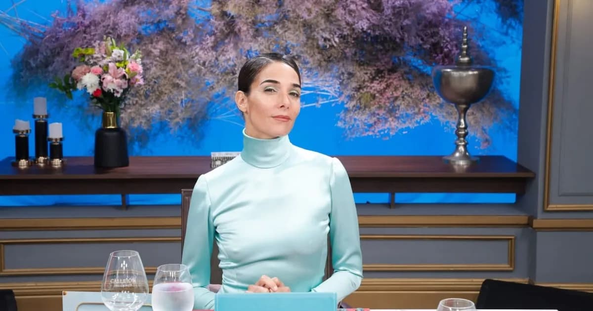 Juana Viale deslumbra con su look inspirado en el Martín Fierro en el programa dominical