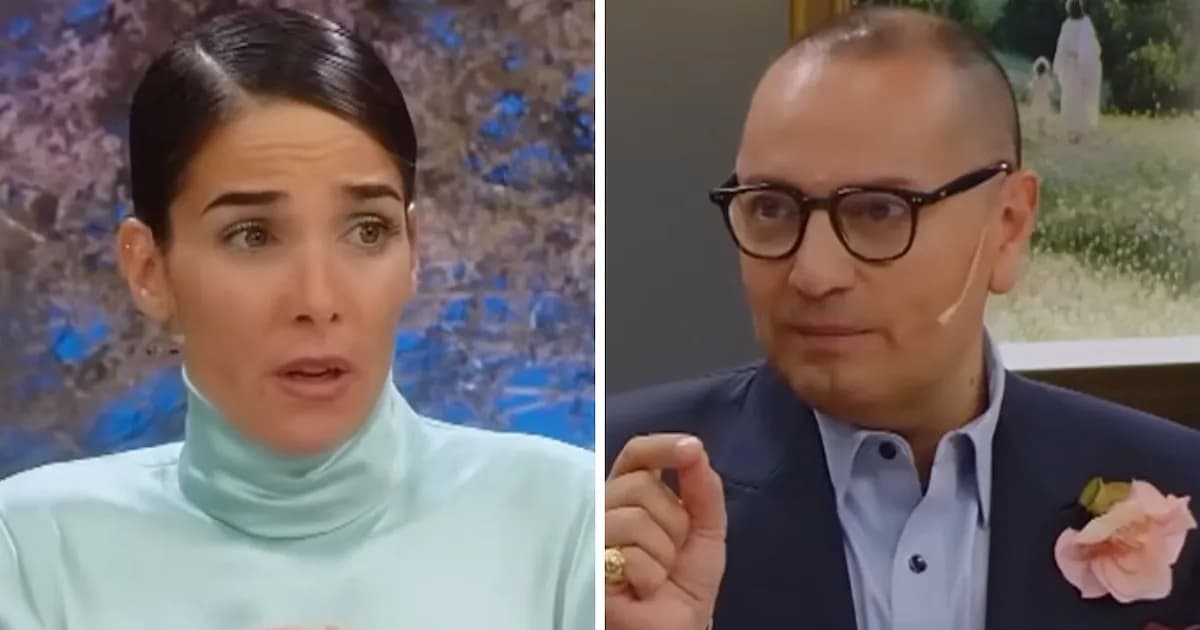 Juana Viale y Fabián Medina Flores: Un cruce de opiniones sobre moda en vivo