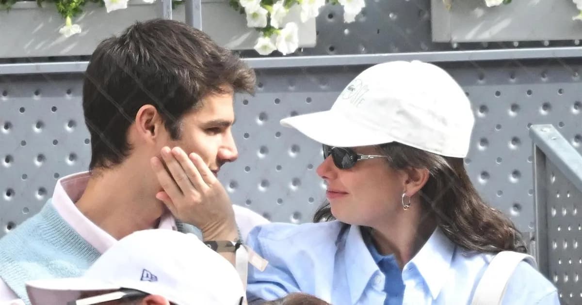 Anna Castillo y Álvaro Mel: El romance que roba miradas en la final del Mutua Madrid Open