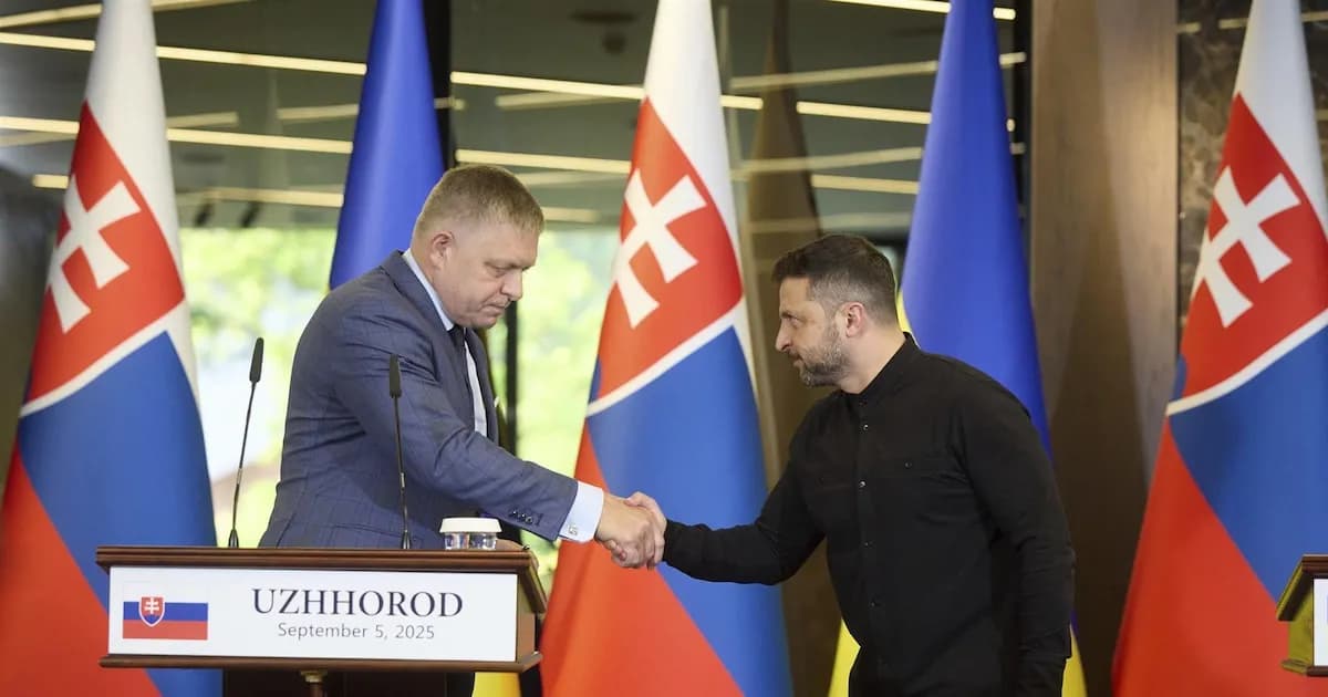 Zelenski elogia a Fico por el respaldo de Eslovaquia a la integración europea de Ucrania